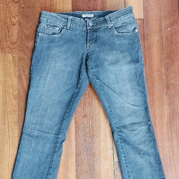 Forever 21 Gray Straight Leg Jeans Size 7 - Picture 6 of 16